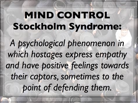stockholm syndrome pdvd|Psychology in pathology: Stockholm syndrome .